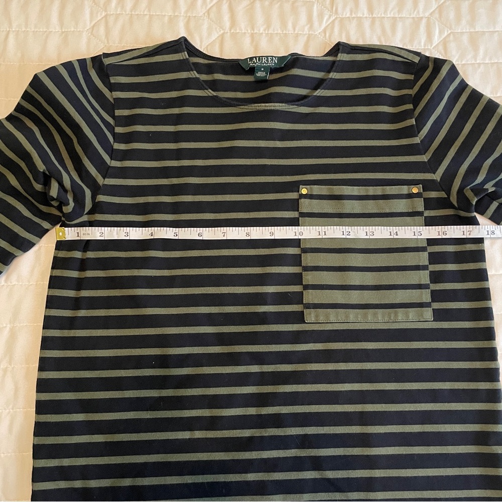 Ralph Lauren Striped Long Sleeve Top Size Small - Picture 4 of 8